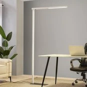 LED biuro grindų lempa "Tamilo", balta