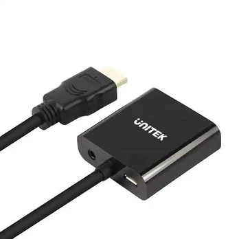 Adapter HDMI - VGA + Jack 3.5mm Black