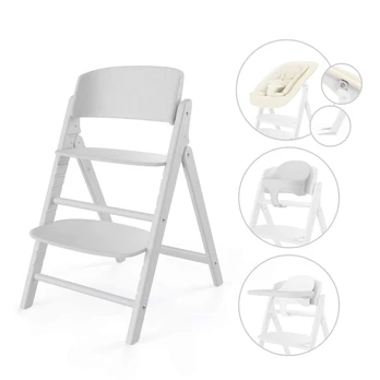 Cybex Click & Fold 4in1 All White Maitinimo kėdutė