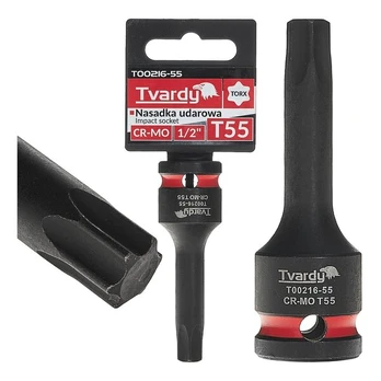Smūginė Torx T55 1/2" Cr-mo antgalis