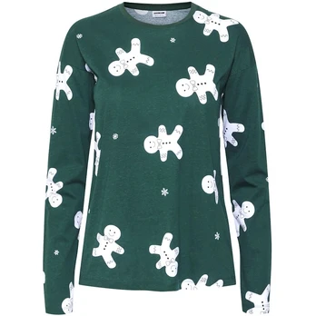 Palaidinės moterims, Žalia, NMMILLE CHRISTMAS L/S