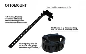 Ottolock OTTO Mount silikoninis dirželis oranžinis kaina