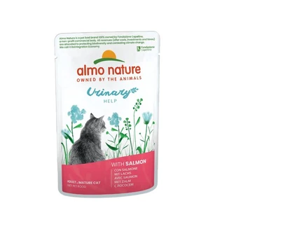 Almo Nature Functional Urinary Help su lašiša, 12x70 g