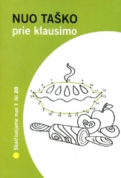 Nuo taško prie klausimo. Skaičiuojame nuo 1 iki 20 kaina