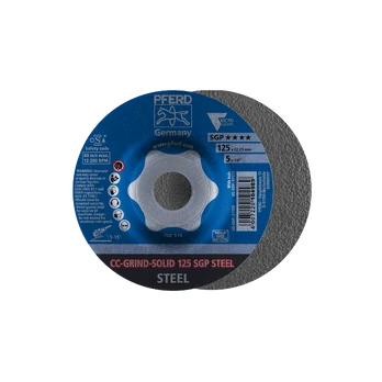 Šlifavimo diskas CC-Grind-Solid 125 SGP Steel Delta