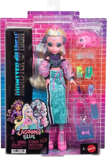 Lėlė su aksesuarais „Monster High Lagūna“, JHK33