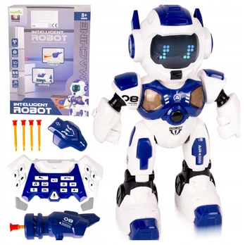 Interaktyvus Robotas, nuotoliniu valdymo pultu valdomas, šokantis ir šaudantis