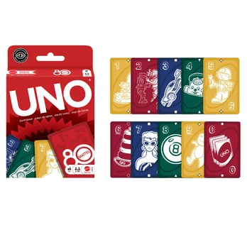 UNO Mattel 80th Ruby Raudona