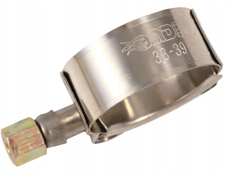 Mdc T-clamp interkulerio 33-39mm, nerūdijančio plieno