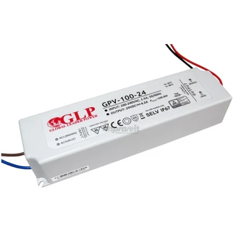 100W LED Maitinimo šaltinis GLP 24V IP67