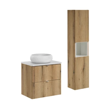 Vonios baldų komplektas Nova Oak, 60 cm