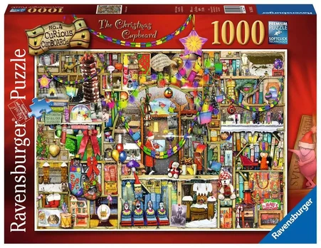 Ravensburger dėlionė „Kalėdinė spintelė“, 1000 det.