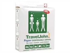 TravelJohn™ vienkartinis šlapimo surinkimo maišelis, 800 ml