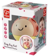 HAPE kūdikio žaislas Busy Bug Roll-FSC, E8522B kaina