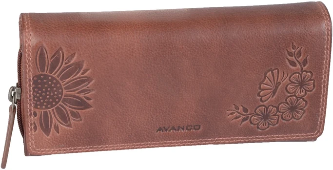 Piniginė moterims AVANCO 317-48-08 RFID - Ruda