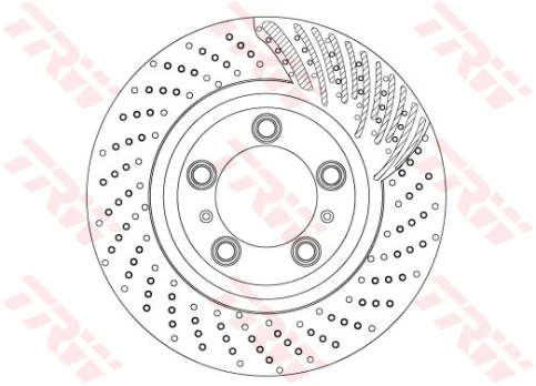 TRW DF6721S Brake Disc