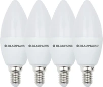 Blaupunkt LED lamp E14 6,8W 4pcs, warm white kaina
