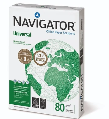 Biuro kopijavimo popierius NAVIGATOR Universal, A4, 80gsm, 500 lapų