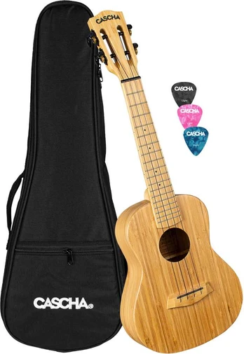 Koncertinė ukulelė Cascha Bamboo Natural HH 2313