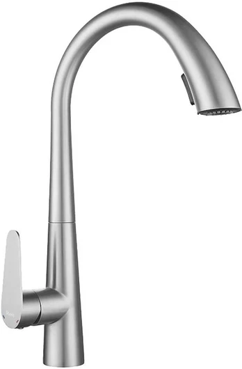 Virtuvinis maišytuvas REA Ross, Brushed Nickel Inox