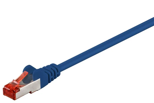 Goobay CAT6 S/FTP -verkkokaapeli, 1,5 m, sininen