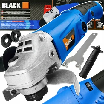 Elektrinis kampinis šlifuoklis Black, 900 W