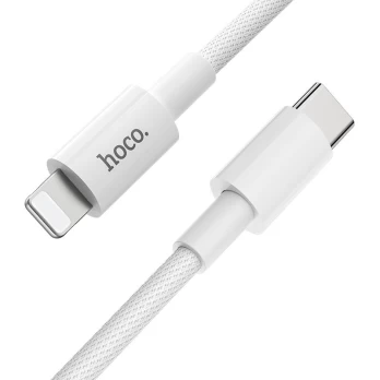 Įkrovimo duomenų kabelis Lightning - Type C PD Hoco X56, 1.0m 3A 18W