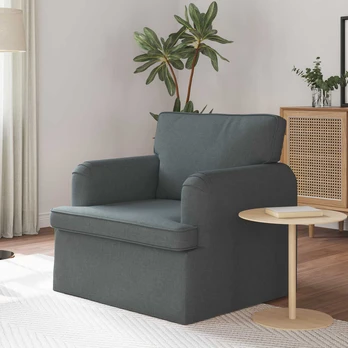 Sofa Tamsiai pilka 142 x 80 x 85 cm Metalas