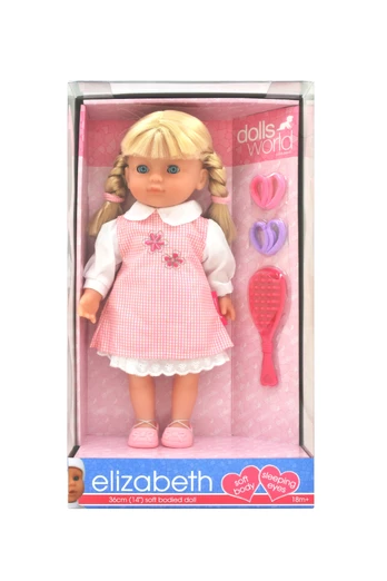 DOLLSWORLD Lėlytė Elizabeth, 36 cm