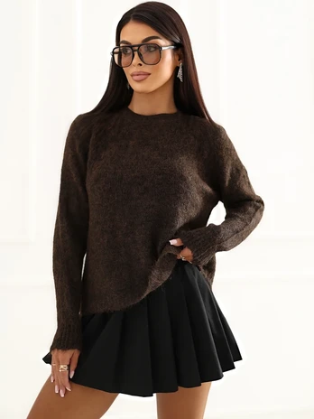 Italy Moda Sweter-IR-SW-RR986.22-ruda