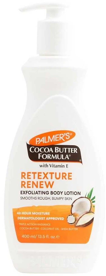 PALMER'S „Retexture Renew“ šveičiamasis kūno losjonas 400 ml
