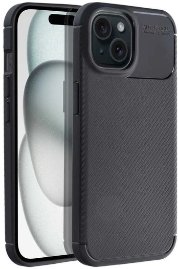 Dėklas Oem CARBON PREMIUM Case for IPHONE 15 juodas