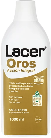 LACER GOLDS burnos skalavimo skystis 1000 ml