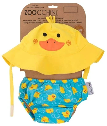 Zoocchini Duck Jersey kepurė 6-12 mėn.