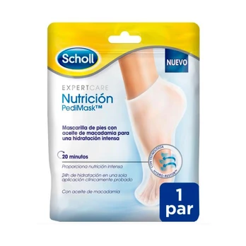 Scholl maitininantis Foot Mask 1 Pair