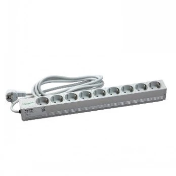 SCHNEIDER ELECTRIC ACTASSI 1U POWER DISTRIBUTION RAIL - 9 SOCKETS 19P VDE