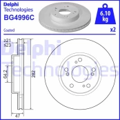 Stabdžių diskas DELPHI BG4996C kaina