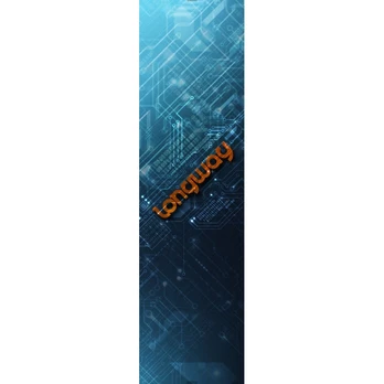 Longway Printed Pro Scooter Grip Tape (Neon Ribbons)