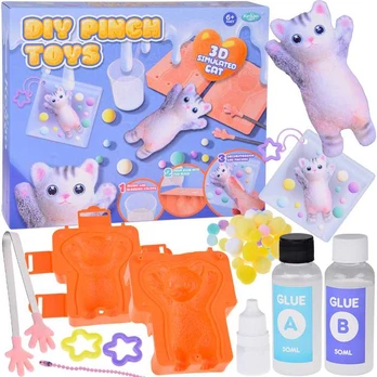 Creative kit series: DIY CATS SLOOMER - anti-stress keychain ZA5984