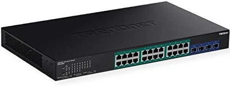 TRENDnet 28-Port Gigabit Web Smart PoE+ Switch w.10G SFP+