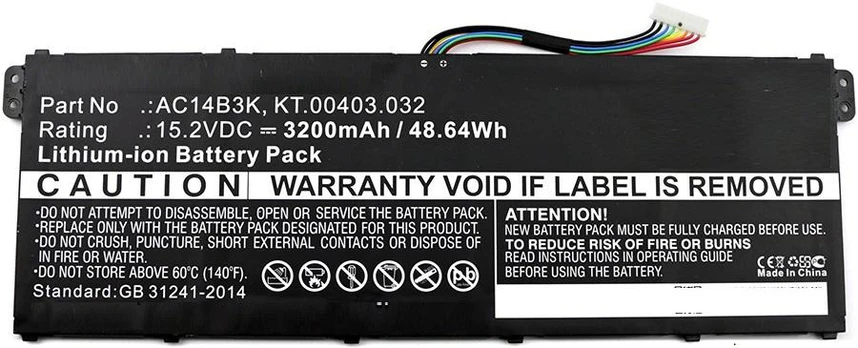 Coreparts Baterija MicroBattery Akumuliatorius nešiojamas Acer