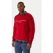 Tommy Hilfiger Džemperis Logo MW0MW11596 Raudona Regular Fit