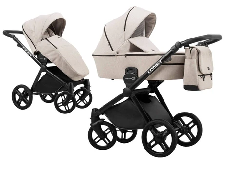 Universalus vežimėlis Lonex Emotion XT03 2in1, Brown