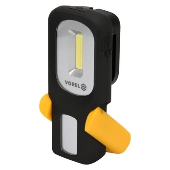 Darbo lempa akumuliatorinė COB LED 3W +raudona šviesa