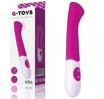 Toyfa A-TOYS, Vibrator Ida, Silicone, Rožinė, 19 cm