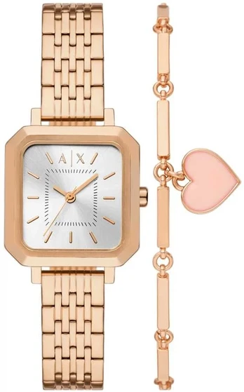 Laikrodis Damski + Bransoletka Armani Exchange AX7164SET + BOX