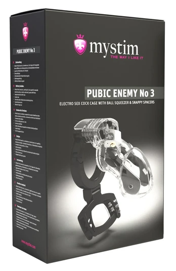 Mystim Pubic Enemy No 3 Elektrostimuliacinis penio narvas