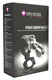 Mystim Pubic Enemy No 3 Elektrostimuliacinis penio narvas kaina