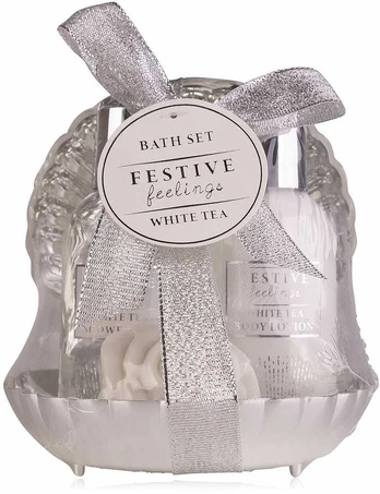 Accentra Bath set FESTIVE FEELINGS in clam-shaped box