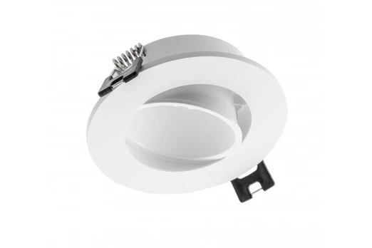 Lubinis taškinis šviestuvas LINTO, IP20, apvalus, Ø90x29mm, baltas